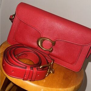 COACH Red original Tabby 26.